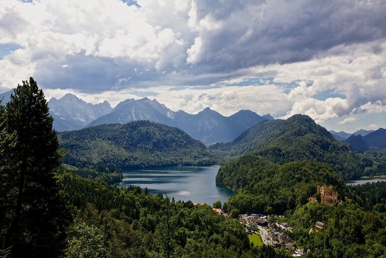 Füssen - die malerische Stadt i